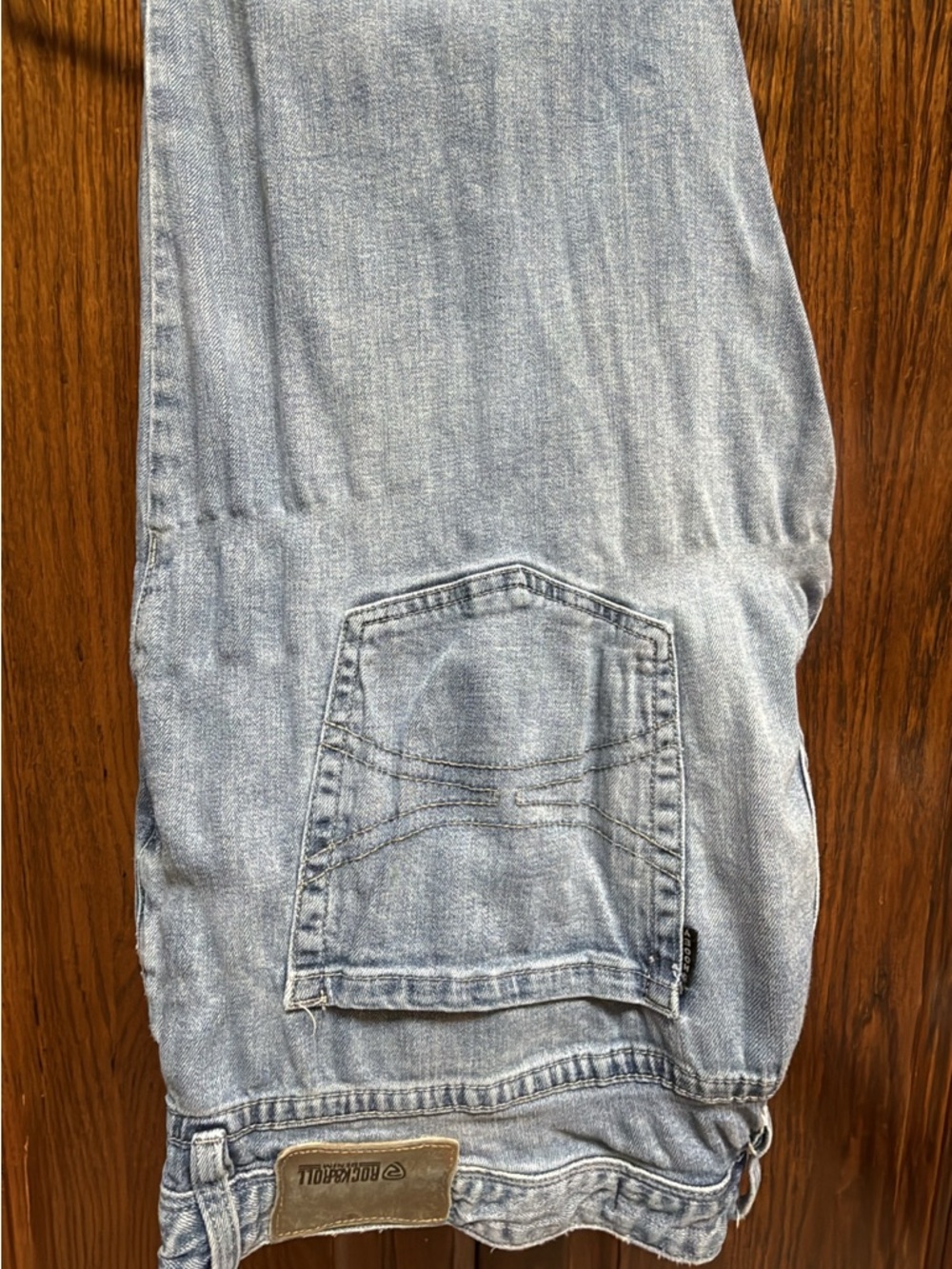 Ariat Rock & Roll Light Blue 40x36 Men’s Jeans